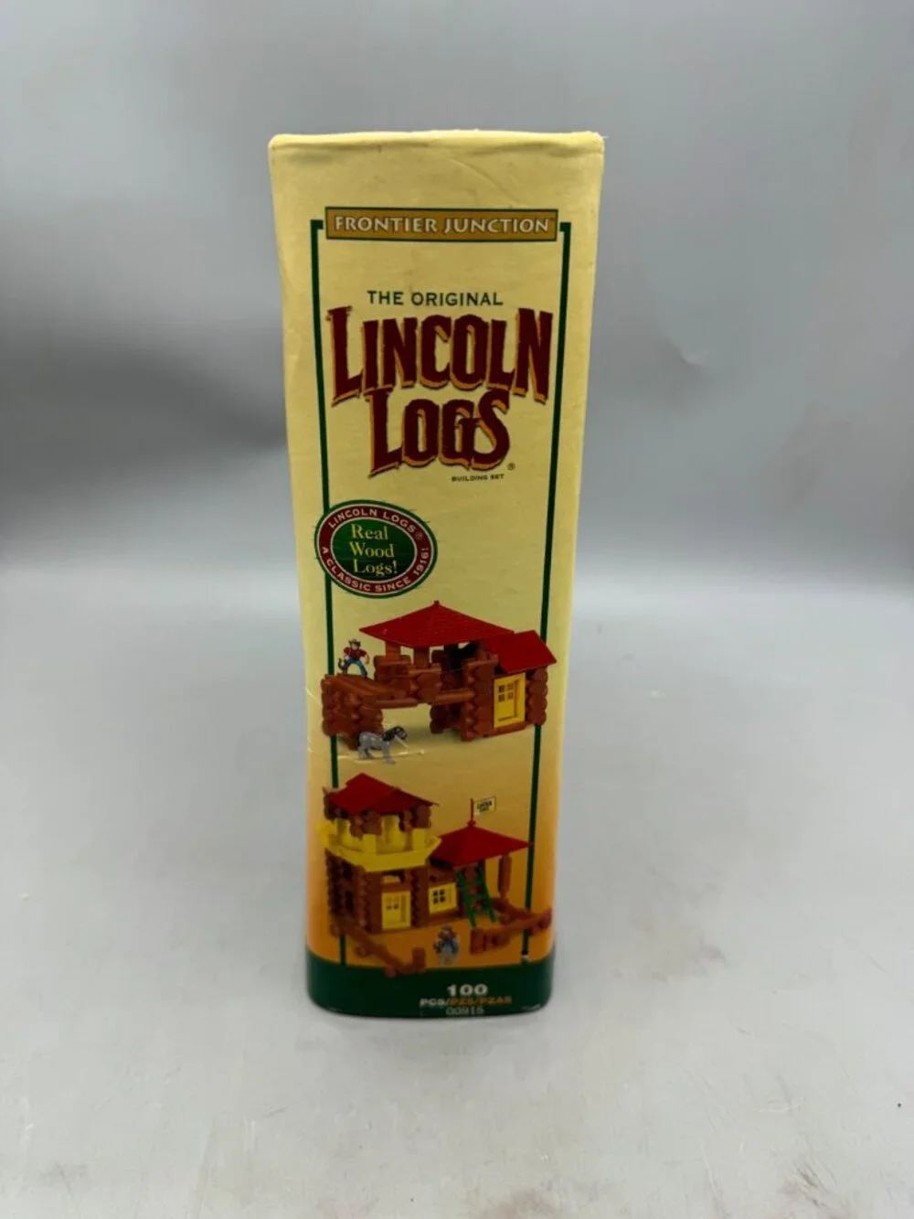Lincoln Logs Frontier Junction Building Set Missing Pieces READ